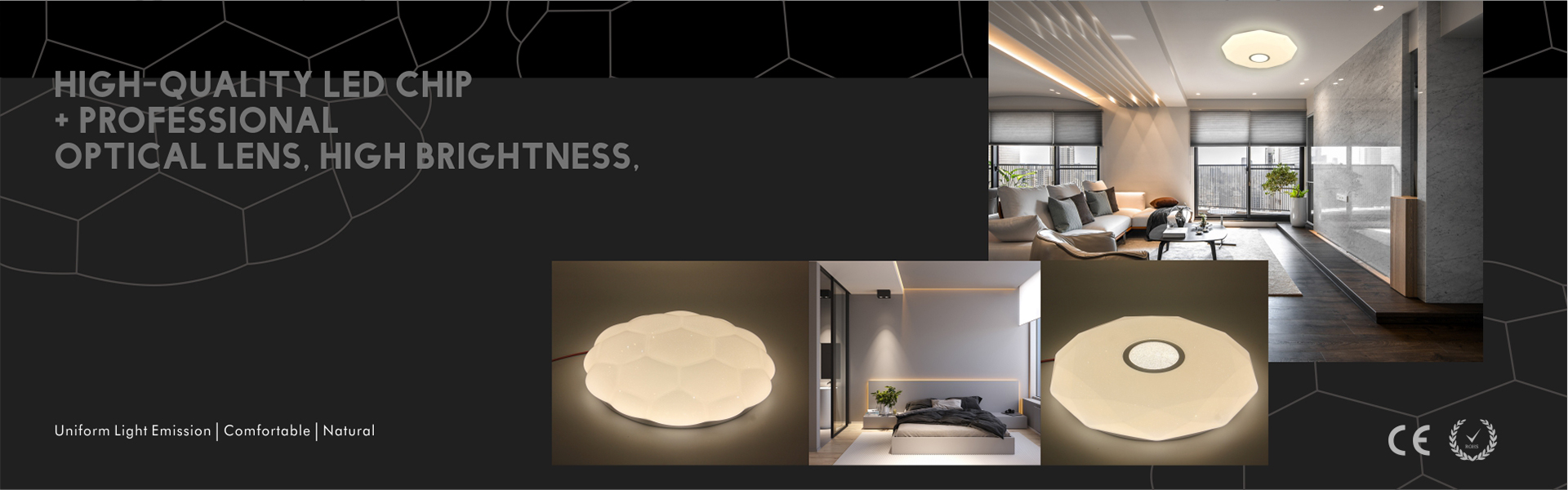 LED λαμπτήρας οροφής, εσωτερική λάμπα, έξυπνη λάμπα οροφής,GUANGDONG LESSO LIGHTING CO .，LTD
